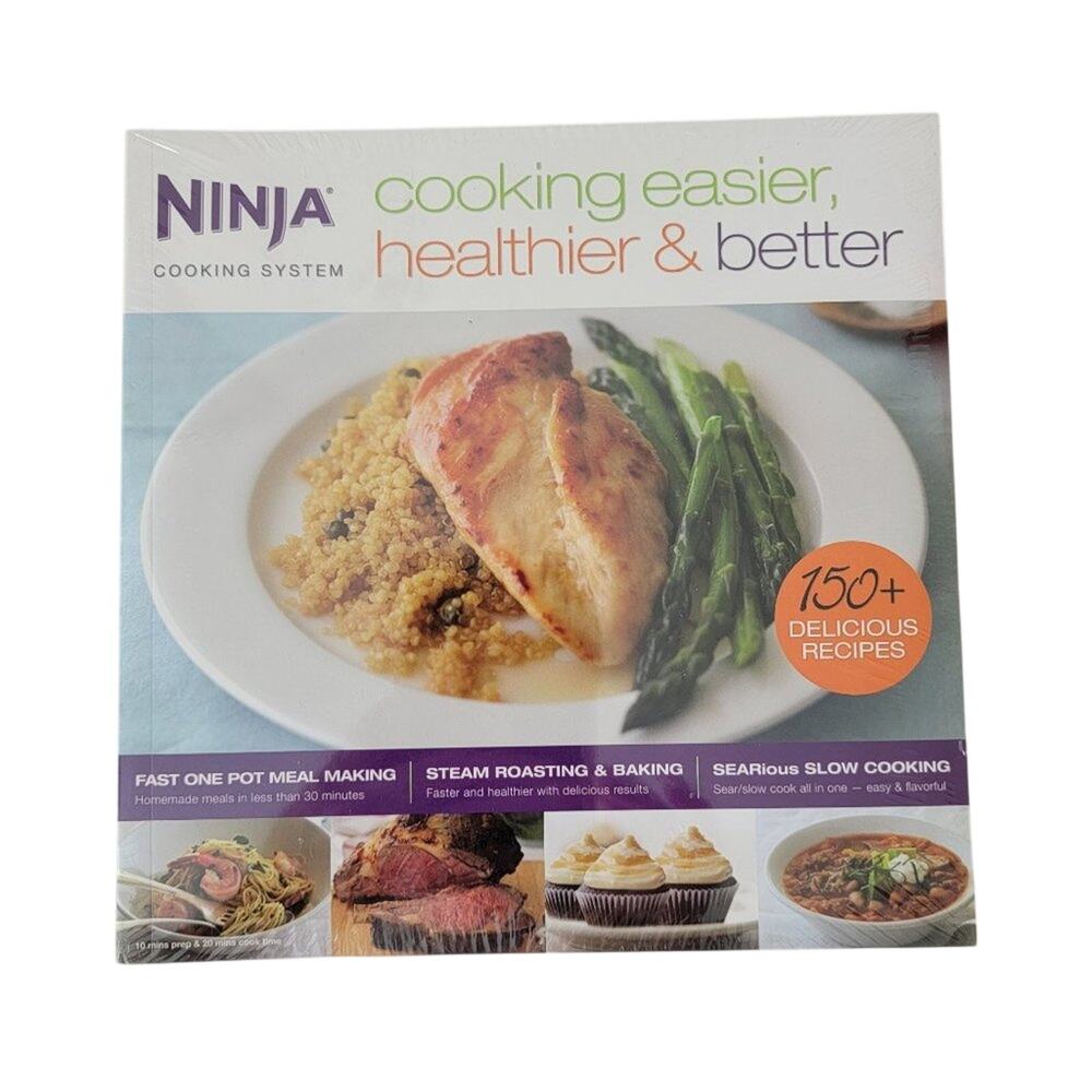 Ninja Cookbook Cooking Easier Healthier & Better Recipe Book NEW